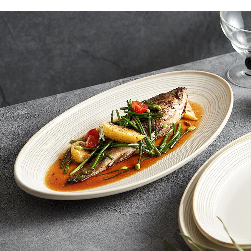 Oval Seramik Yemek Tabakları P - Home Cooking Dinner incelemesi ve fiyatı