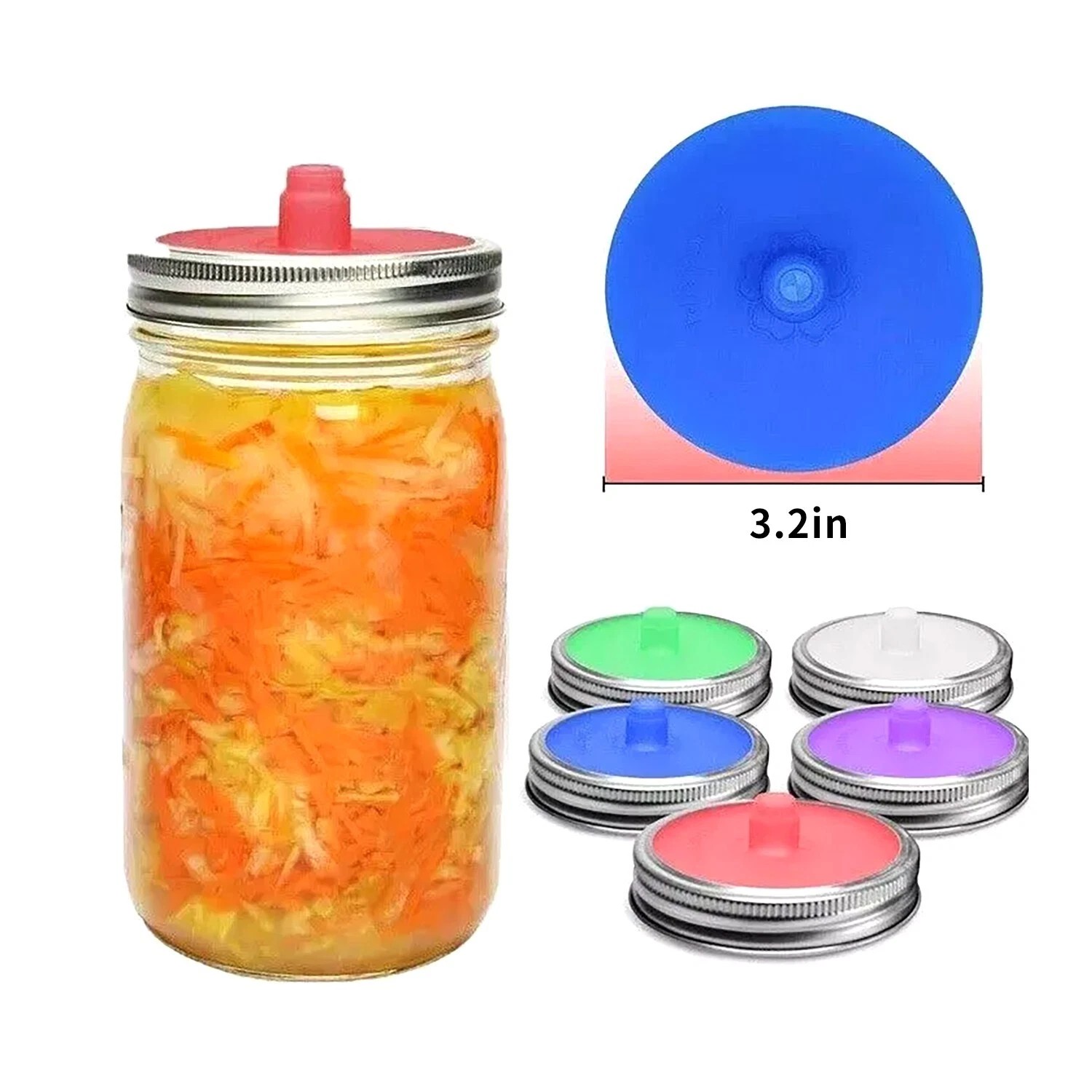 5 adet silikon fermantasyon ka - Fermentation Crock incelemesi ve fiyatı