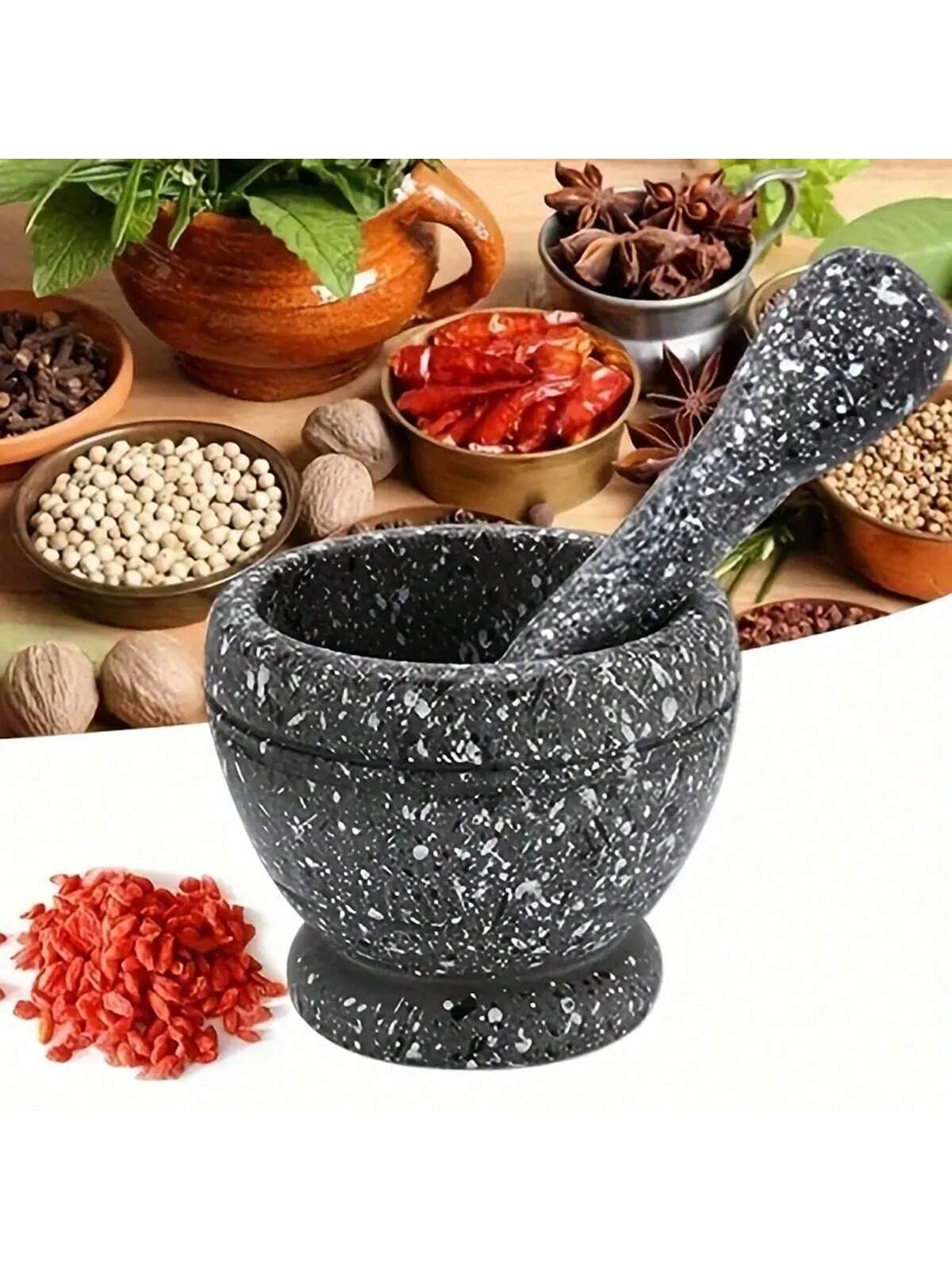 1 adet Granit Doku Sarımsak Ez - Mortar Pestle Granite incelemesi ve fiyatı
