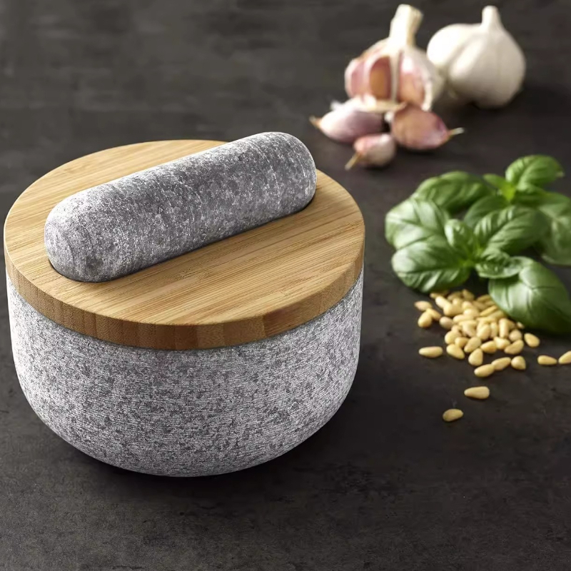 Bambu kaplı granit havan, taş  - Mortar Pestle Granite incelemesi ve fiyatı