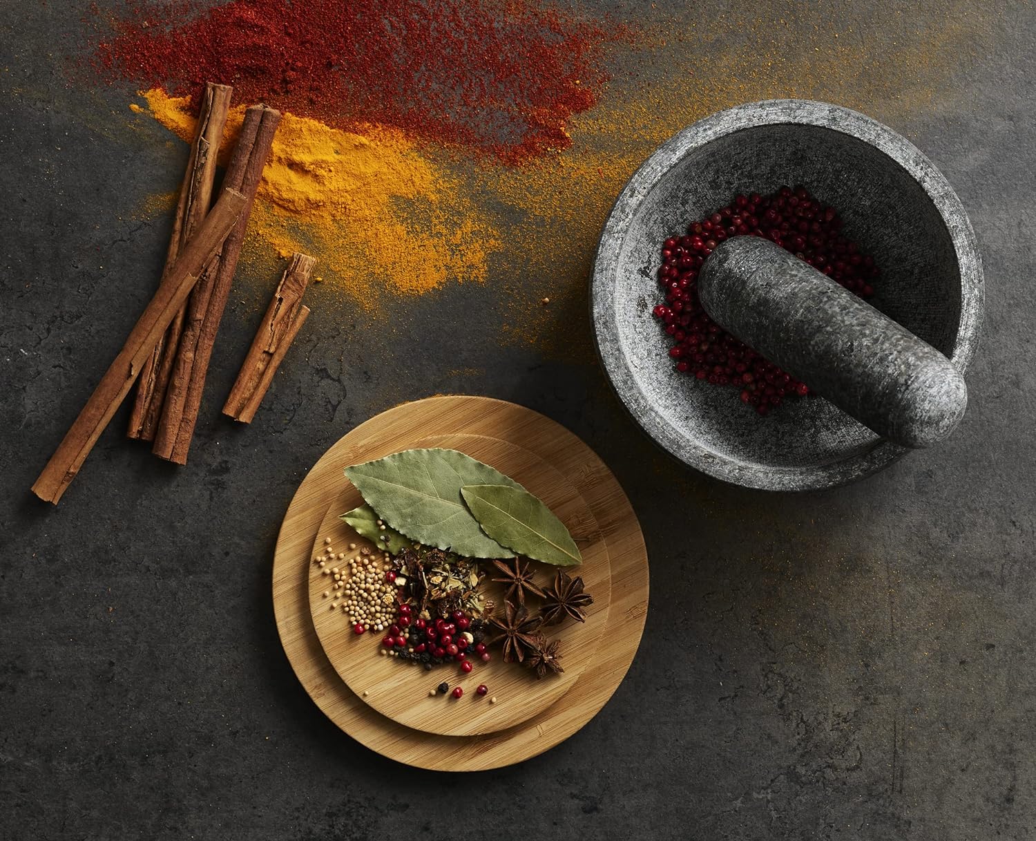 Bambu kaplı granit havan, taş  - Mortar Pestle Granite incelemesi ve fiyatı