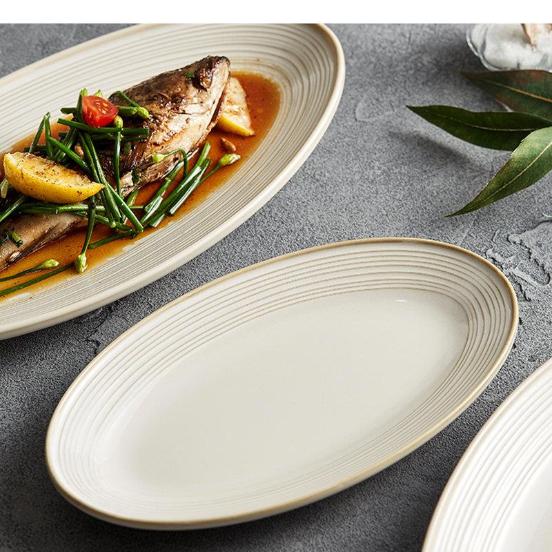 Oval Seramik Yemek Tabakları P - Home Cooking Dinner incelemesi ve fiyatı