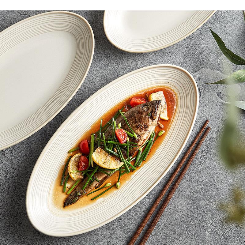 Oval Seramik Yemek Tabakları P - Home Cooking Dinner incelemesi ve fiyatı