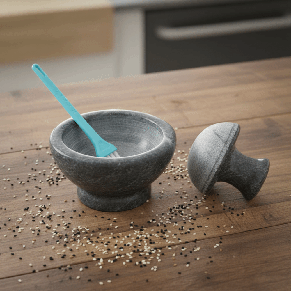 Sarımsak Ezici Manuel Mermer S - Mortar Pestle Granite incelemesi ve fiyatı